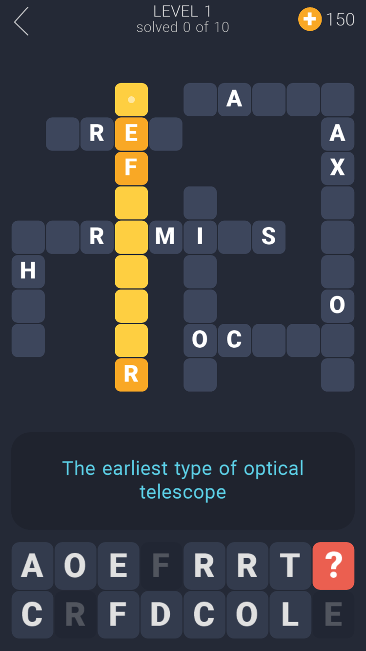 Crosswords for you screenshot