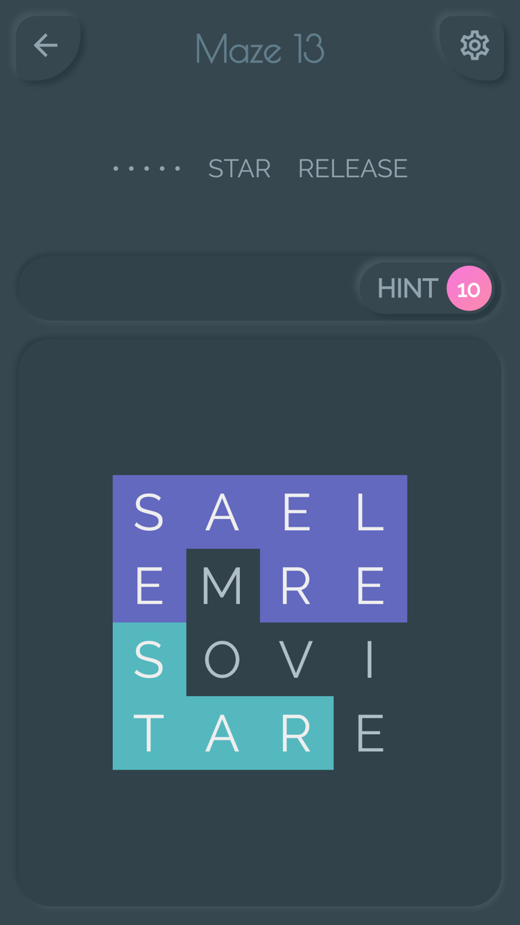 Word Maze Puzzle screenshot