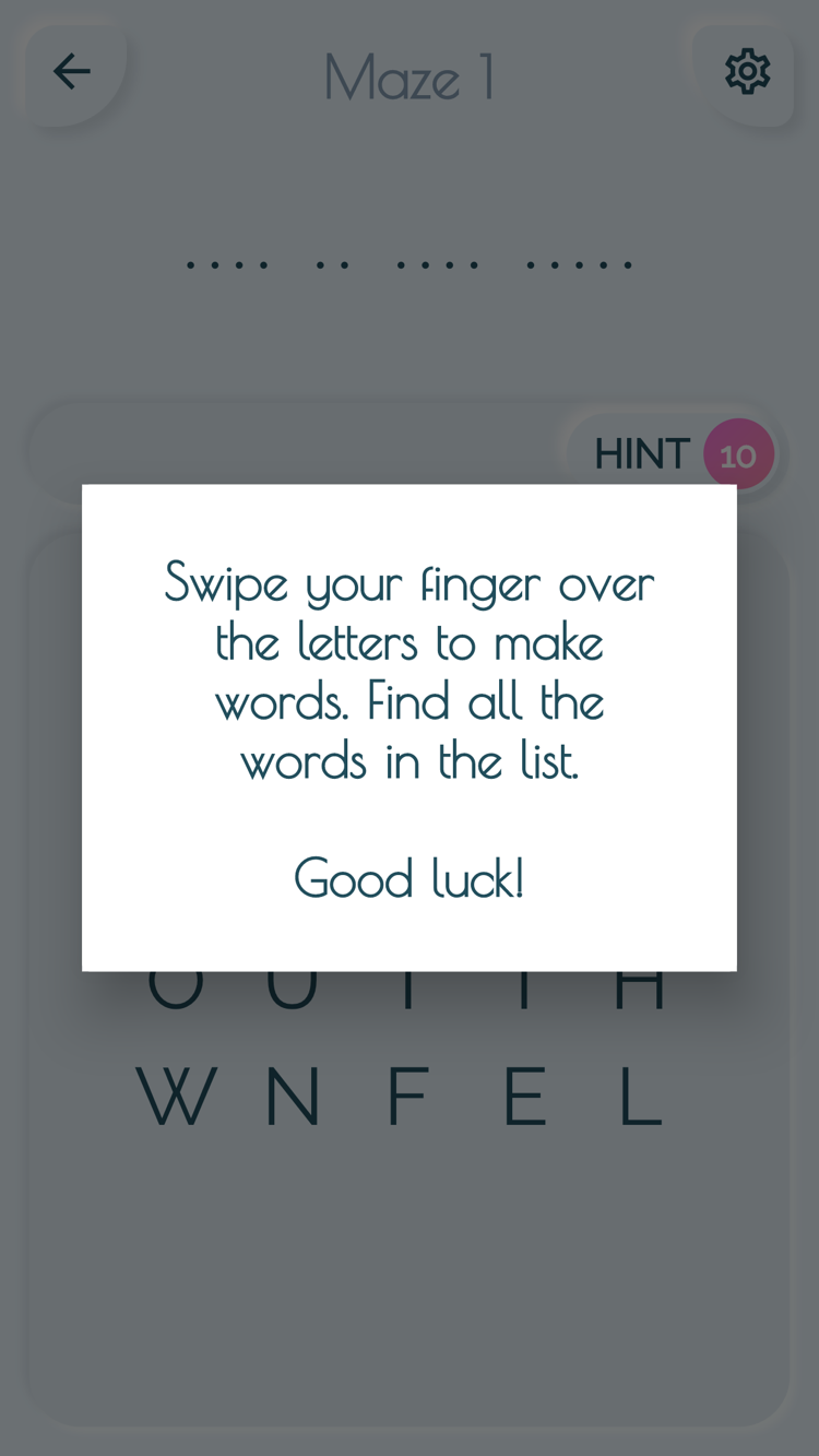 Word Maze Puzzle screenshot