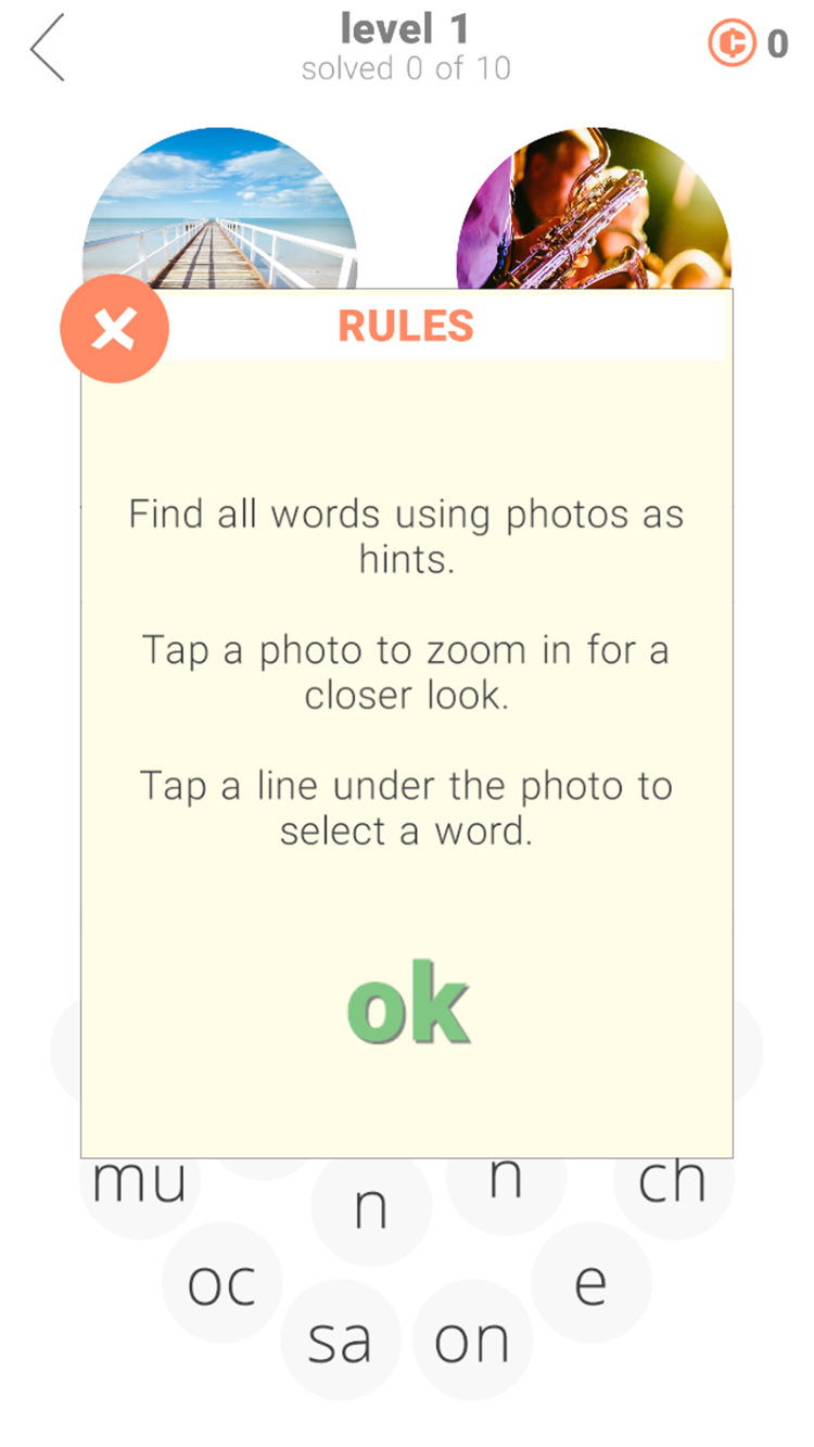 Word Rings Puzzle screenshot