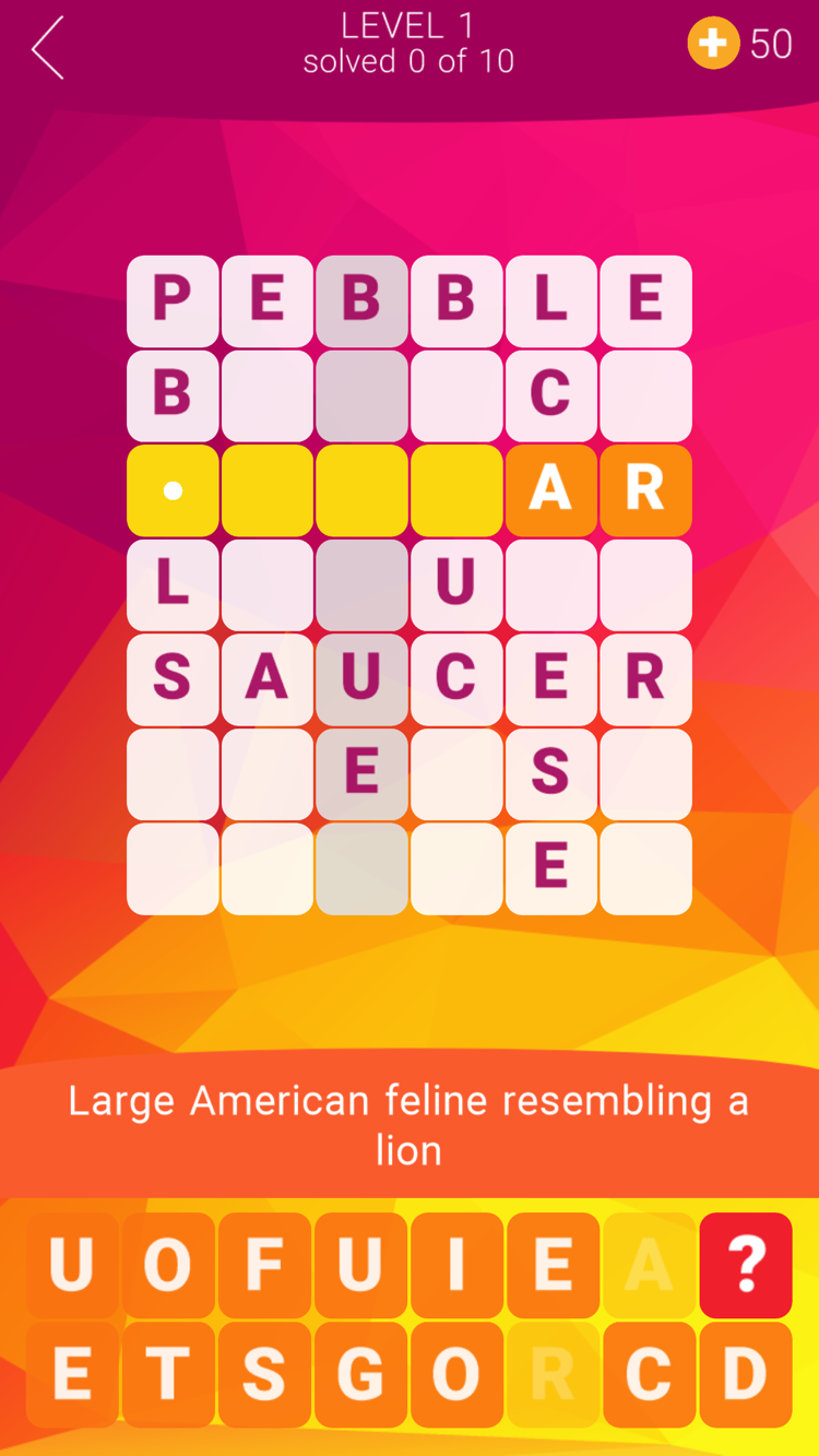 Word Tower Crosswords 2 screenshot