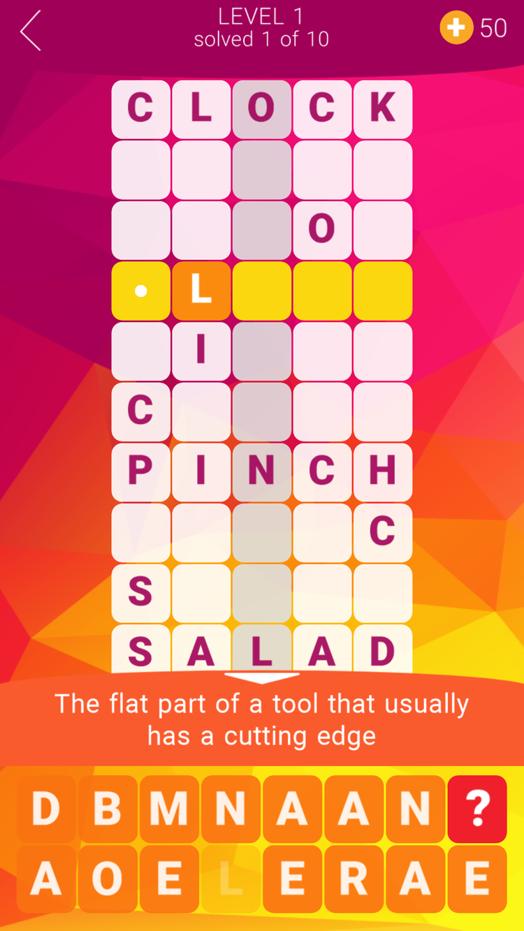 Word Tower Crosswords 2 screenshot