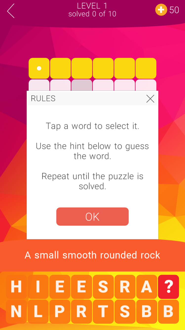 Word Tower Crosswords 2 screenshot