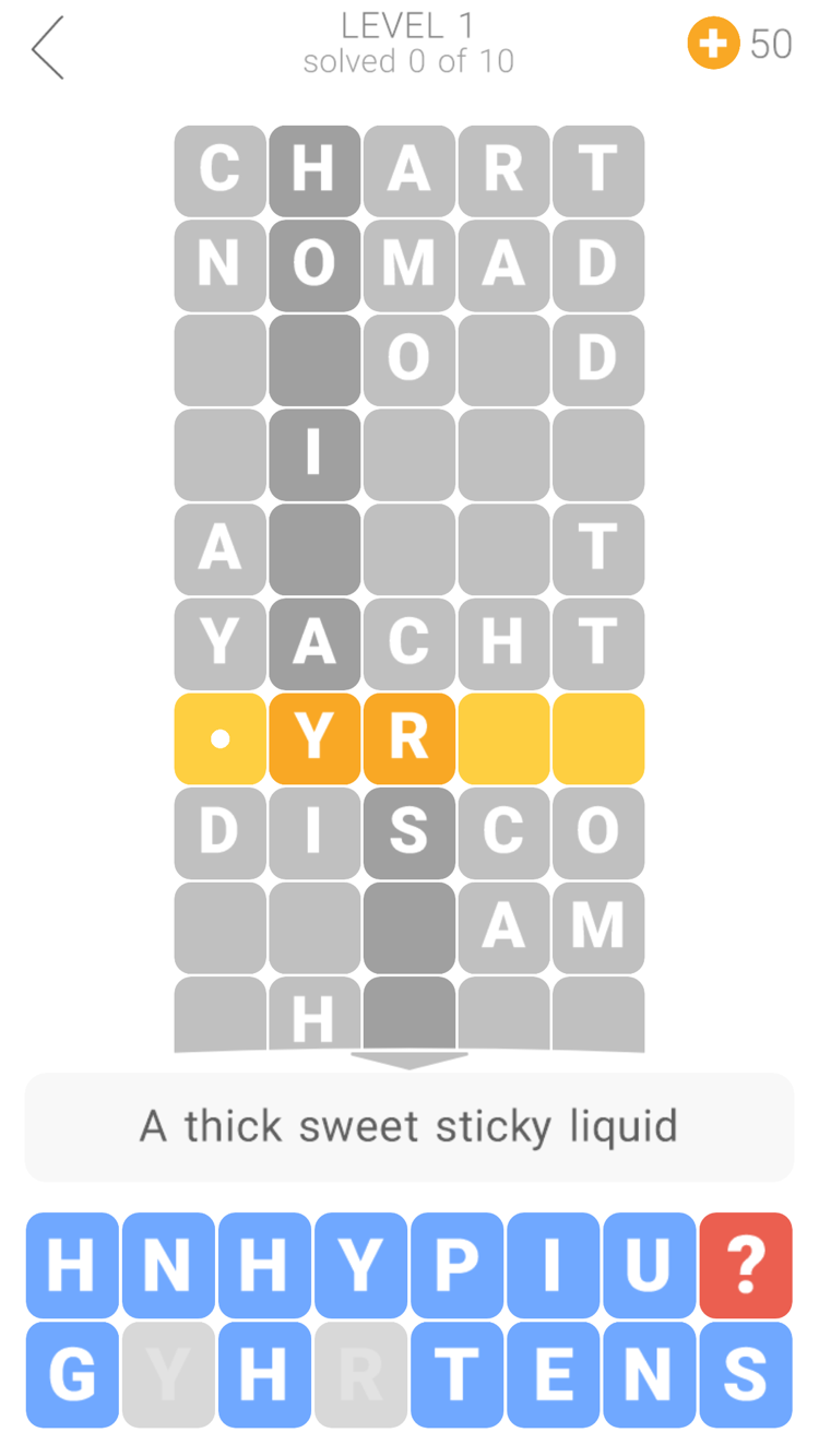 Word Tower Crosswords screenshot