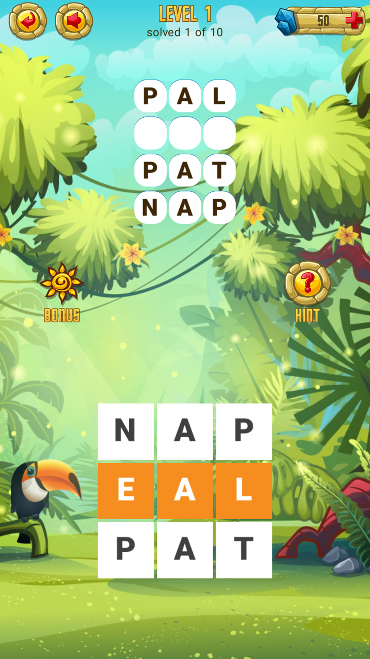Word Treasure Puzzle screenshot