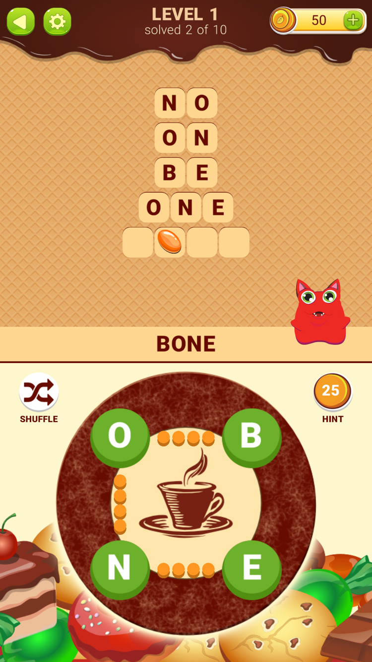 Words with Sweets screenshot