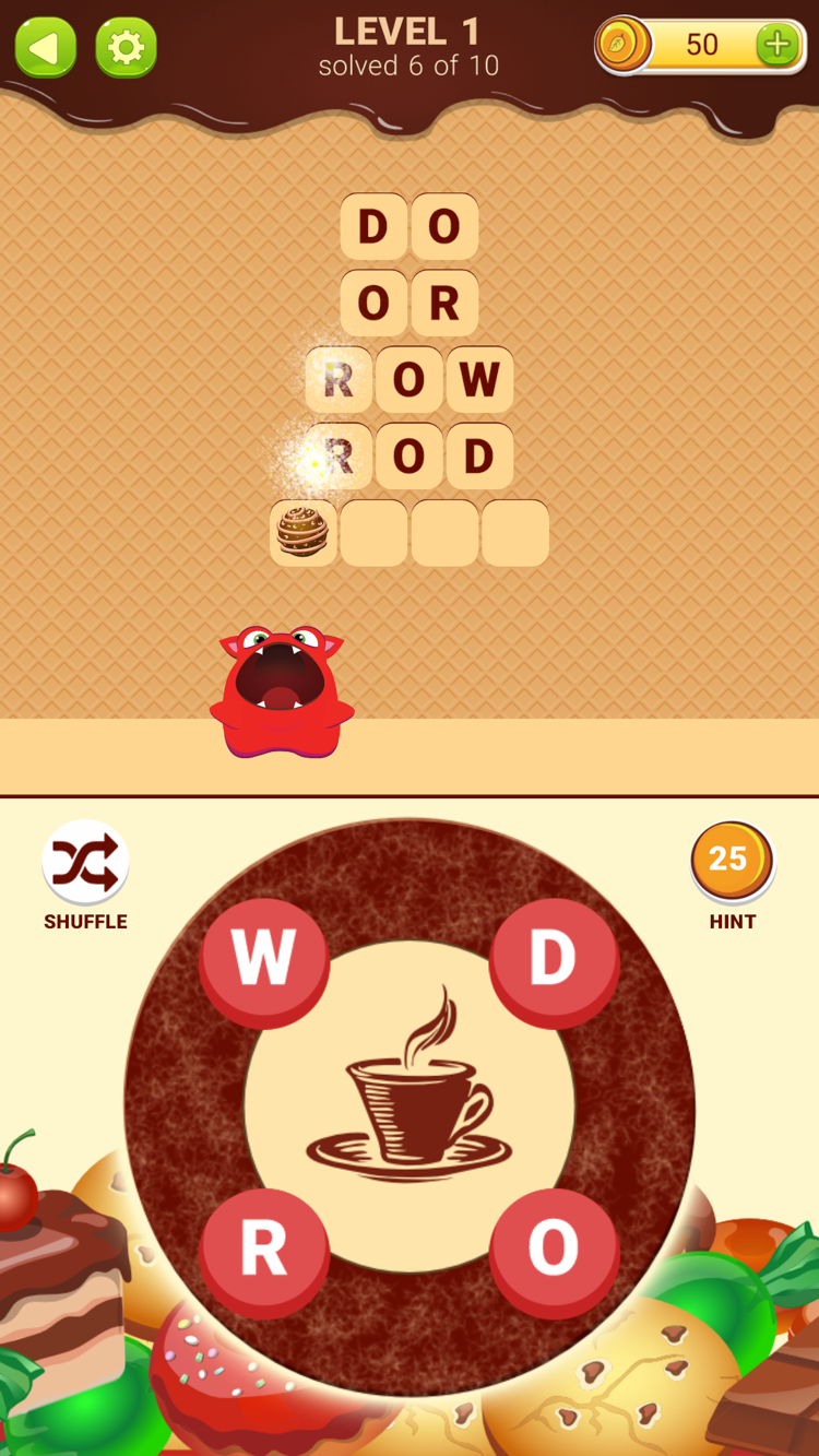 Words with Sweets screenshot