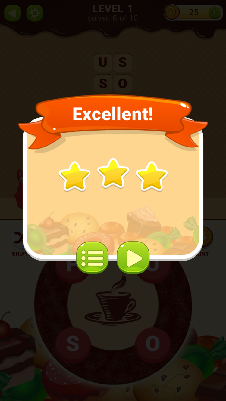 Words with Sweets screenshot